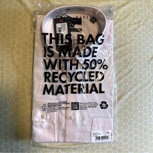 NWT Ted Baker Long Sleeve Linen Shirt